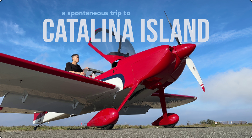 Flying to Catalina Island